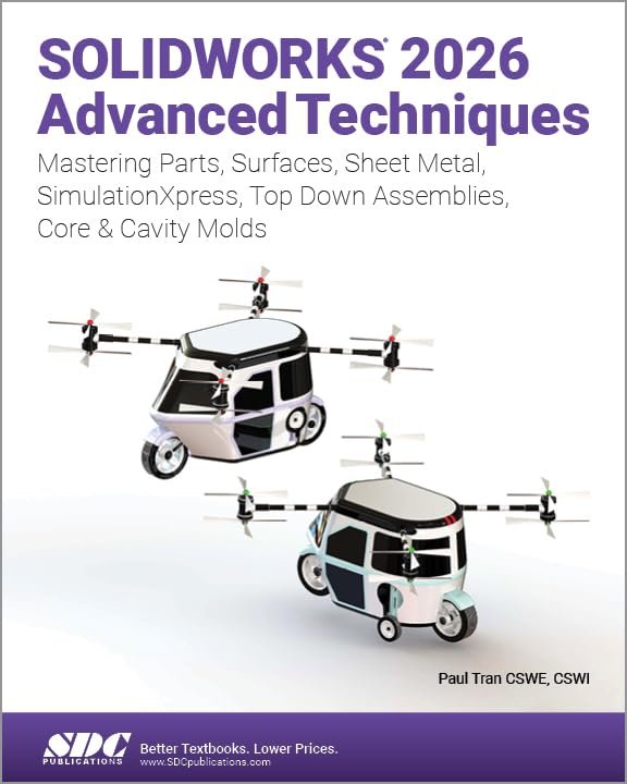 solidworks 2026 advanced techniques book cover by paul tran